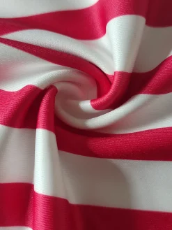 Two Pieces Striped Crop Top Wide Leg Pants