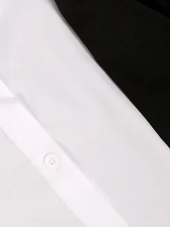 Two-Piece Blazer Shirt Collar Pleated Skirt Set