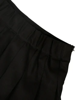 Two-Piece Blazer Shirt Collar Pleated Skirt Set