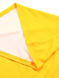 Two-Piece Striped Short Sleeve Top Pants Set