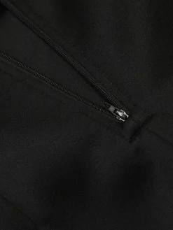 V Neck Backless Rhinestone Party Dress