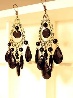 Vintage Baroque Hollow Out Drop Earring