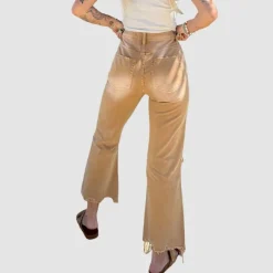 Wash Ripped Bootscut Jeans