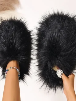 Winter Fur Slippers