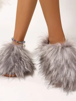 Winter Fur Slippers