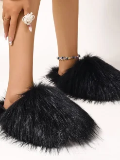 Winter Fur Slippers