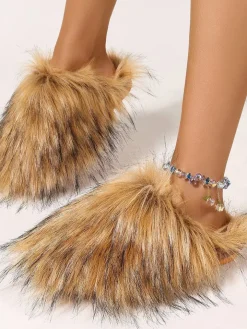 Winter Fur Slippers