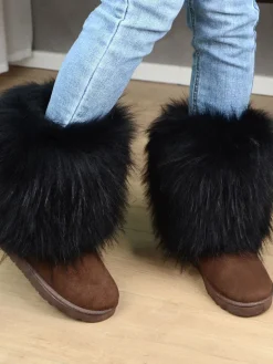 Y2K Fur Platform Mid-Calf Winter Boots