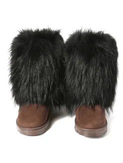 Y2K Fur Platform Mid-Calf Winter Boots