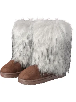 Y2K Fur Platform Mid-Calf Winter Boots