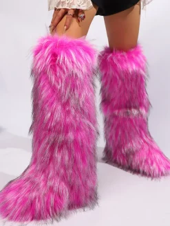 Y2K Winter Knee-High Snow Boots