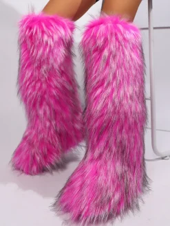 Y2K Winter Knee-High Snow Boots