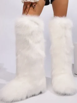 Y2K Winter Knee-High Snow Boots