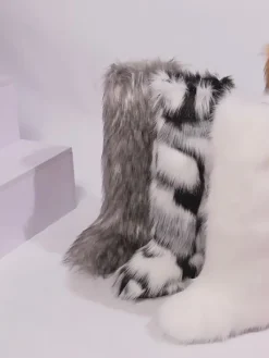 Y2K Winter Knee-High Snow Boots