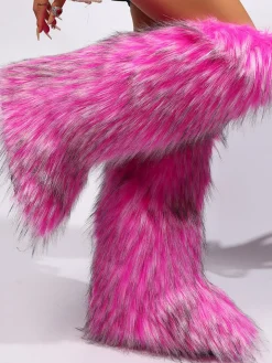 Y2K Winter Knee-High Snow Boots