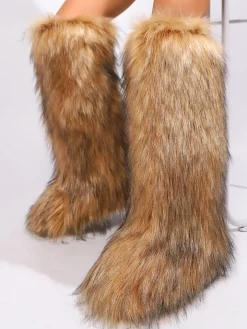 Y2K Winter Knee-High Snow Boots