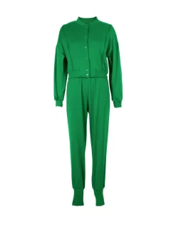 Zipper Hollow Out Jogging Sets